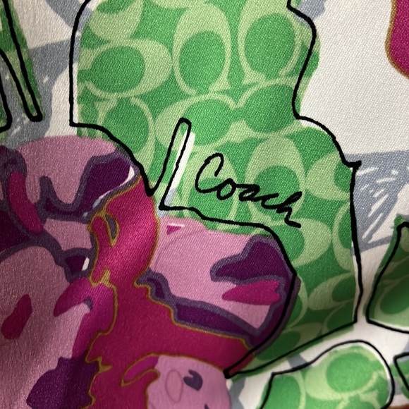 Coach Jacket - Vintage Pink Trench Coat Mid-Length Jacket Floral Print Office - Picture 5 of 12